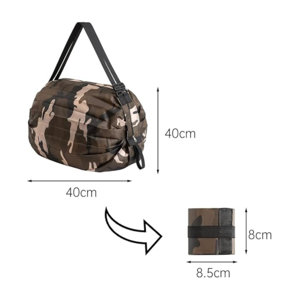 Sac de courses pliable 