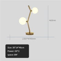 Lampe Led en cuivre 