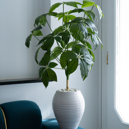 Plantes artificielles en Pot Blanc 