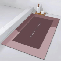 Tapis de salle de bain absorbant l'eau 