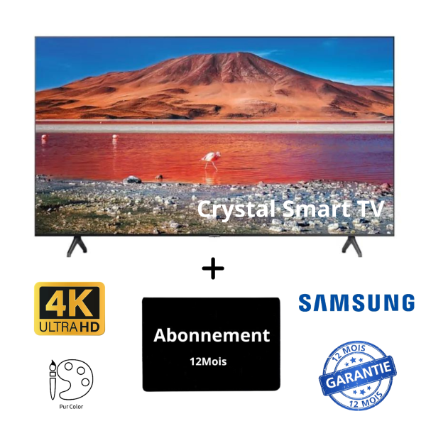 Samsung 50" 4K Crystal UHD Smart TV - TU7000 