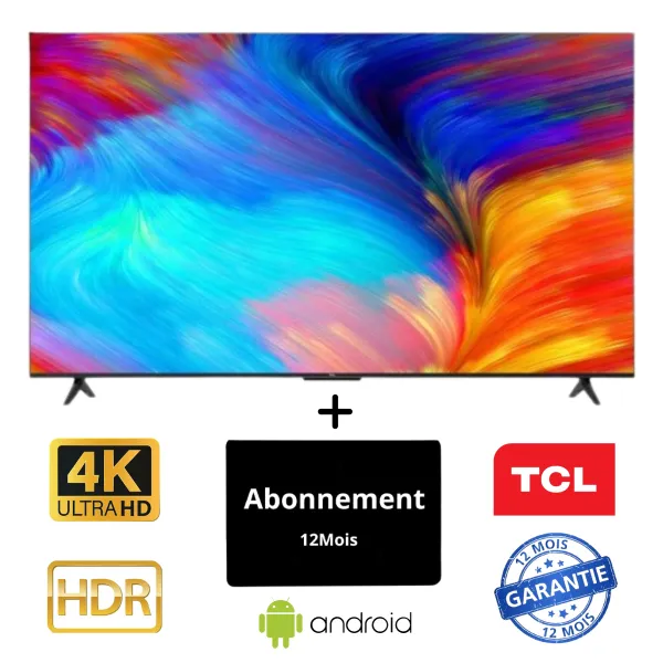 TV TCL 50'' Smart P635 GOOGLE UHD 4K 