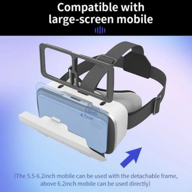 Casque VR réglable pour téléphone 3D