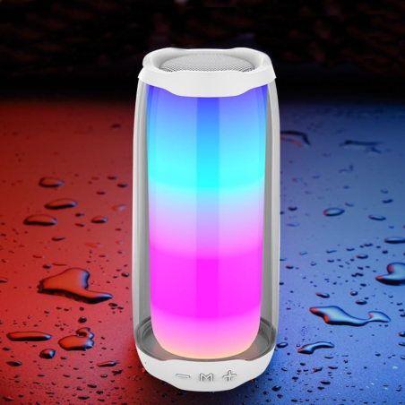 Haut-parleur Bluetooth avec lumière LED colorée 