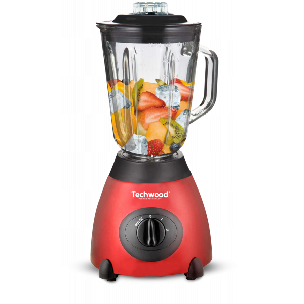 TBLI-385 Blender inox grenat bol verre 500W 1.5 l 