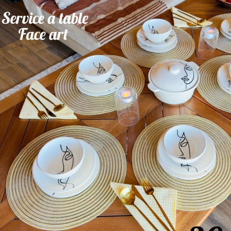 Service a table 20 pièces 