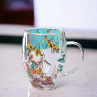 Tasse à fleurs séchées 