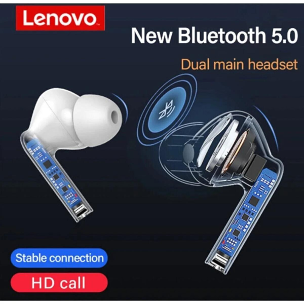 Lenovo Écouteurs Bluetooth XT-90 - Blanc 