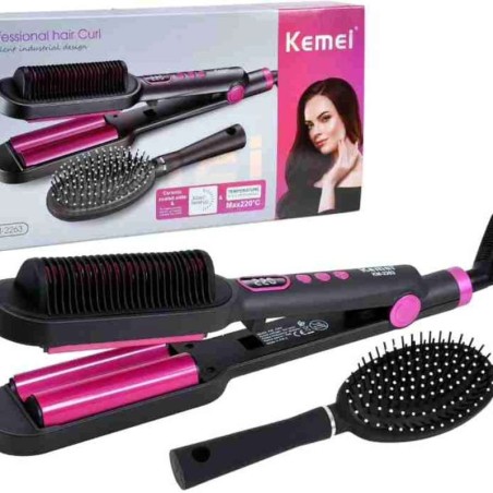 Brosse à lisser les cheveux 5 en 1 