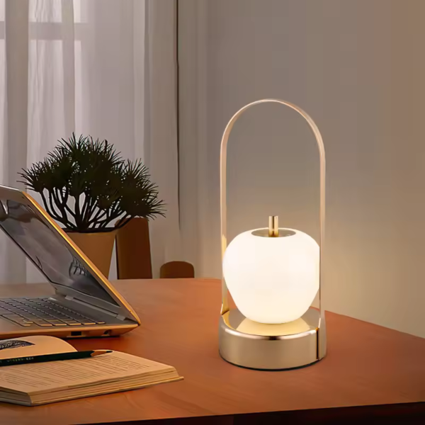 Lampe vintage en forme de pomme 