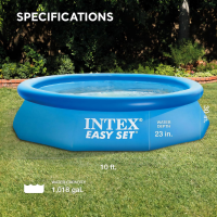 Piscine Gonflable Autoportante Rond INTEX 