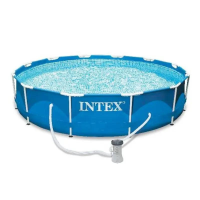 Petite piscine Métal Frame ronde 28202np 