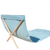 Chaise longue de plage pliable 