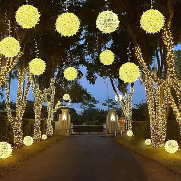 Boule lumineuse pour décoration 