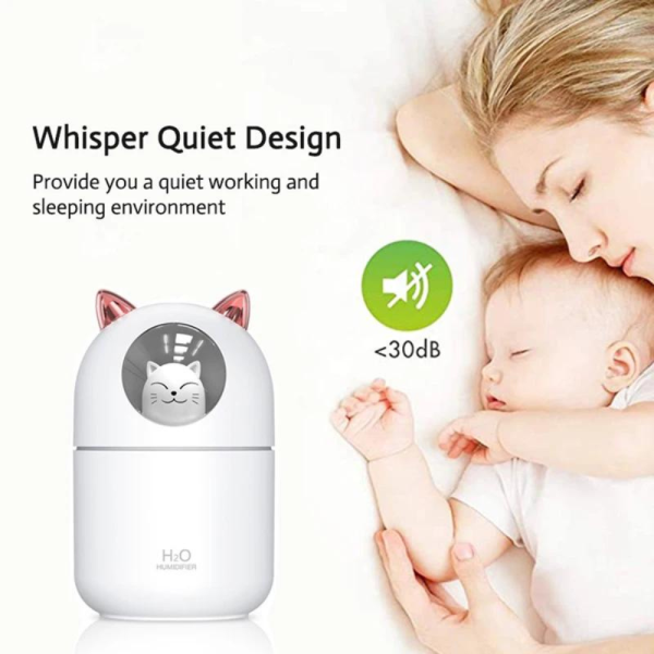 Humidificateur d'air USB avec LED 