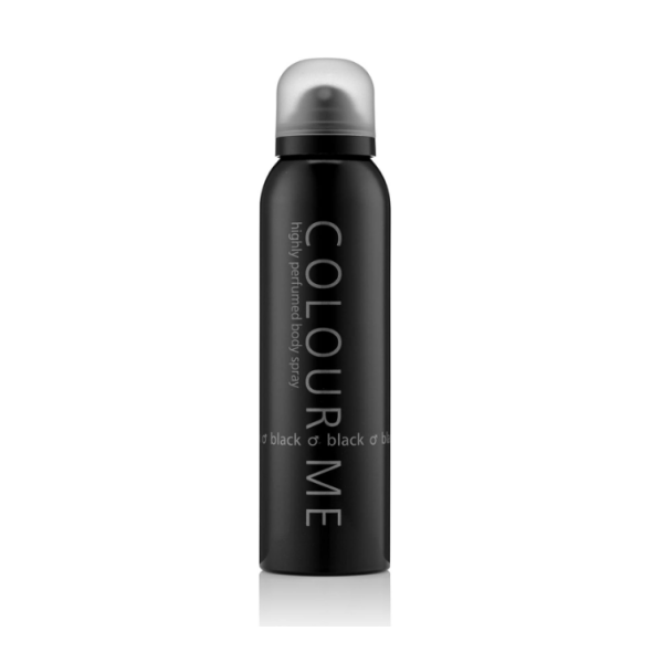 COLOUR ME Body Spray Black for Men 150ml 