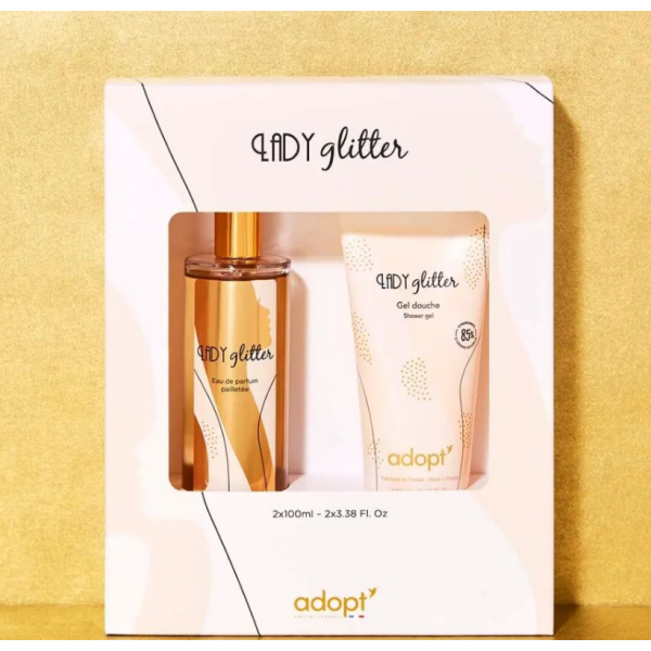 COFFRET EAU DE PARFUM FEMME adopt  LADY GLITTER 