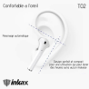 Inkax Ecouteur Sans fils T02D - Bluetooth 