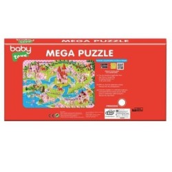 Mega Puzzle 91.5*61 Cm -Royaume de la princesse -Interactif 