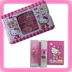 Trousse avec fournitures Hello kitty 