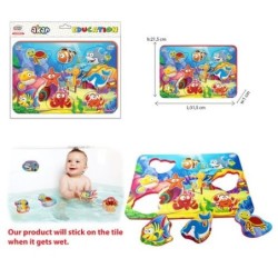 Jouet de Bain-Puzzle Marin encastrable 