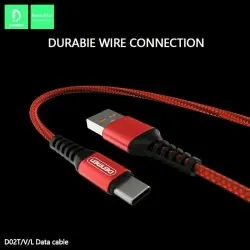 CÂBLE DENMEN D02T POUR USB VERS TYPE-C 2,4 A 