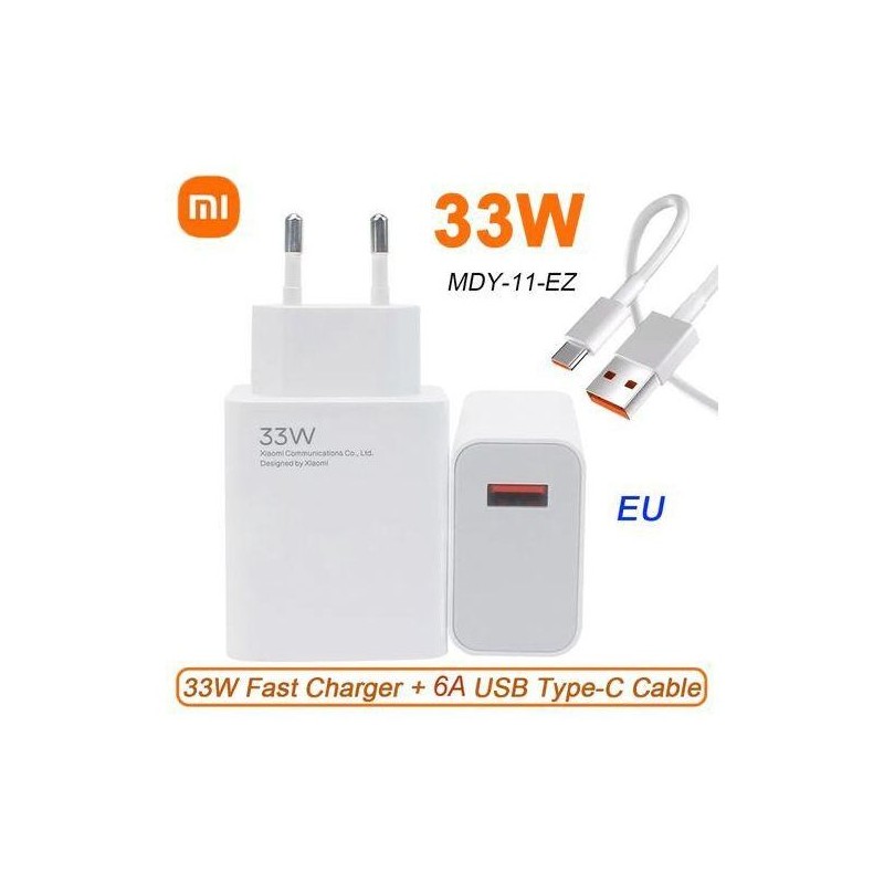 Chargeur rapide Xiaomi 33W