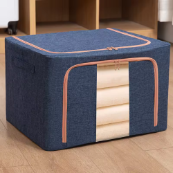 Boîte de rangement pliable en tissu 