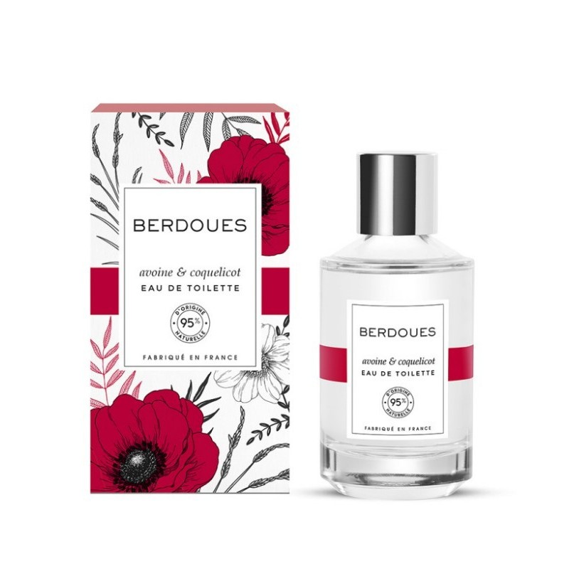 Eau de Toilette Femme BERDOUES  AVOINE & COQUELICOT 