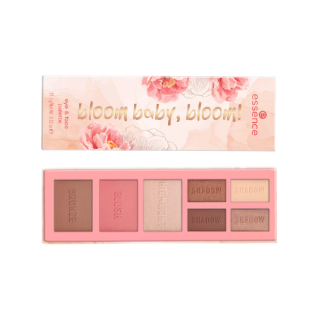 Palette ESSENCE  SHADOW AND EYE BLOOM BABY, BLOOM! 01 MAKE IT BLOOM 