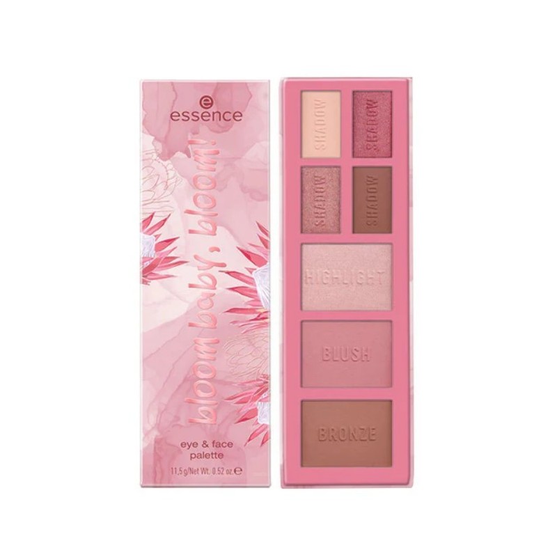 Palette ESSENCE  YEUX ET VISAGE BLOOM BABY BLOOM 02 