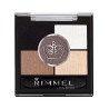 EYESHADOW RIMMEL  NUDE GLAM 023 FOGGY GREY 