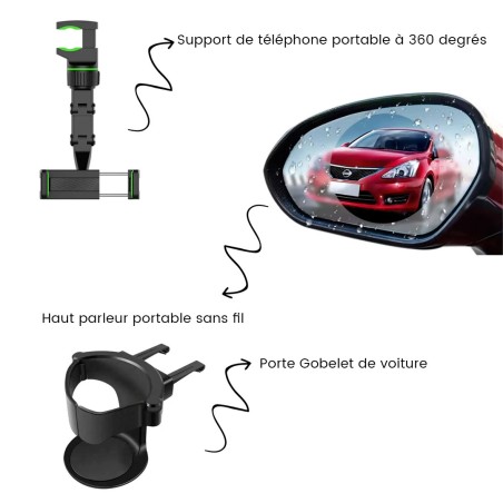 Pack accessoires auto 