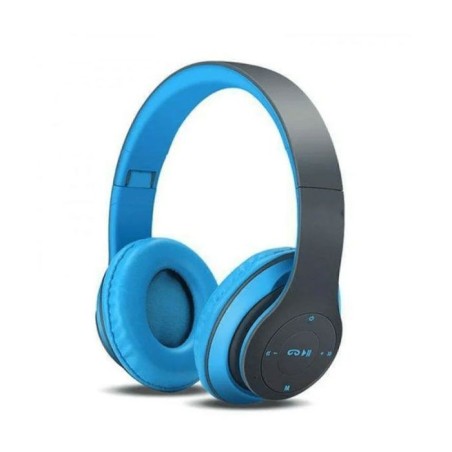 Casque Bluetooth - MP3 - P47 - BLEU 