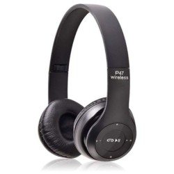 Casque Bluetooth - MP3 - P47 - NOIR 