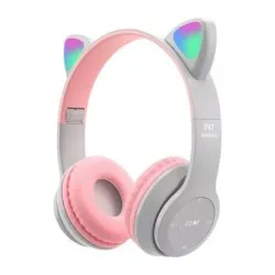 Casque Bluetooth - MP3 - P47 CAT - BLANC 