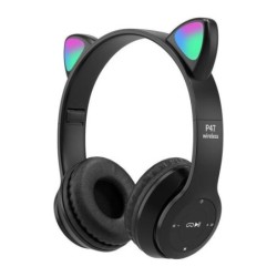 Casque Bluetooth - MP3 - P47 CAT - NOIR 