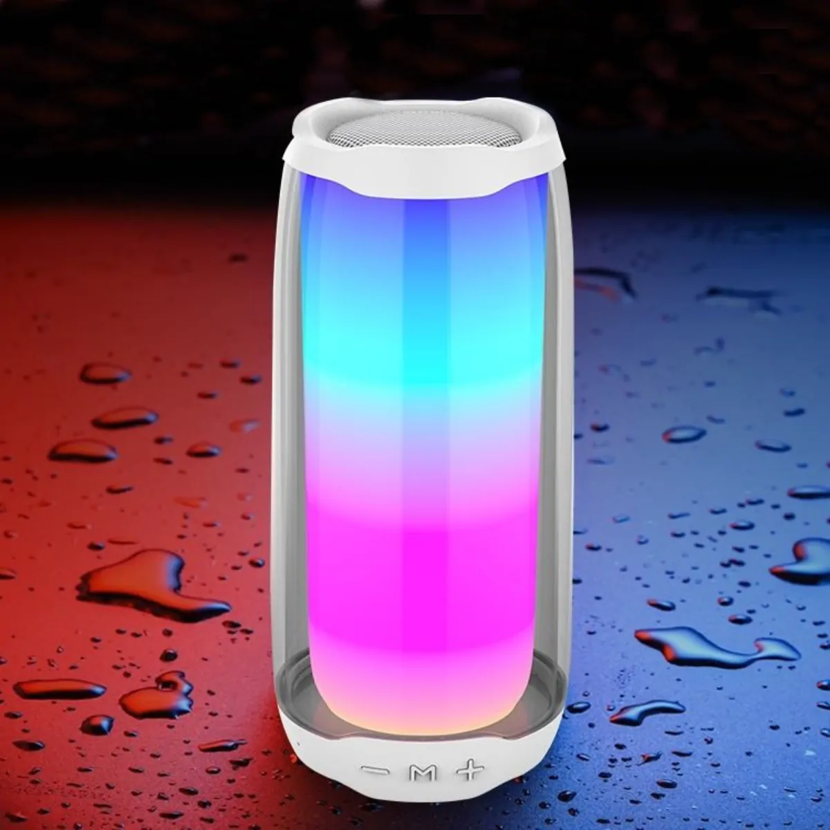 Haut-parleur Bluetooth avec lumière LED colorée