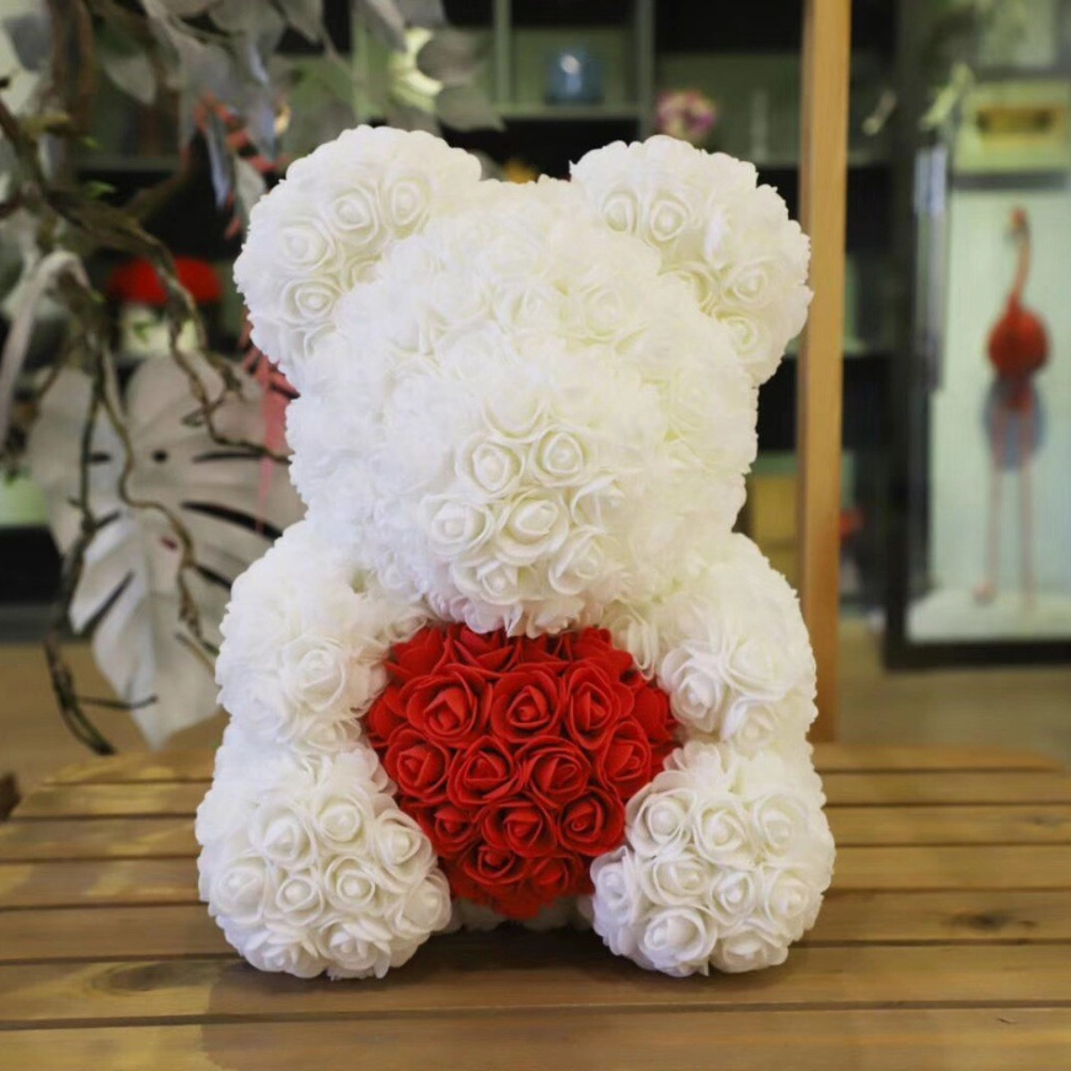 Teddy Rose avec cœur