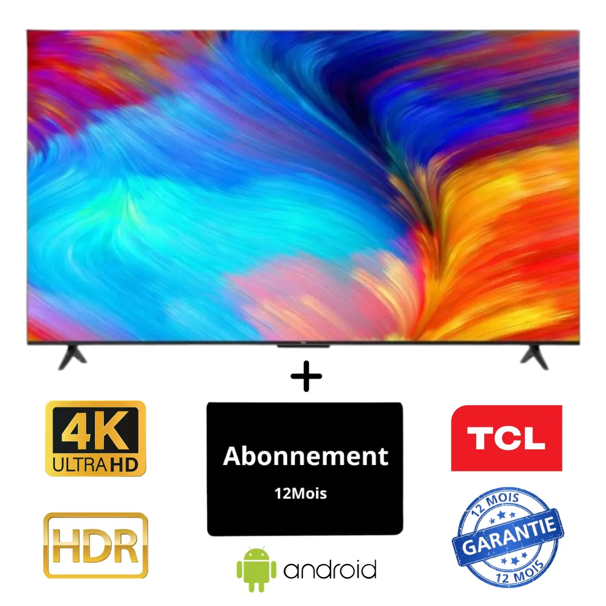 TV TCL 43'' Smart P635 GOOGLE UHD 4K